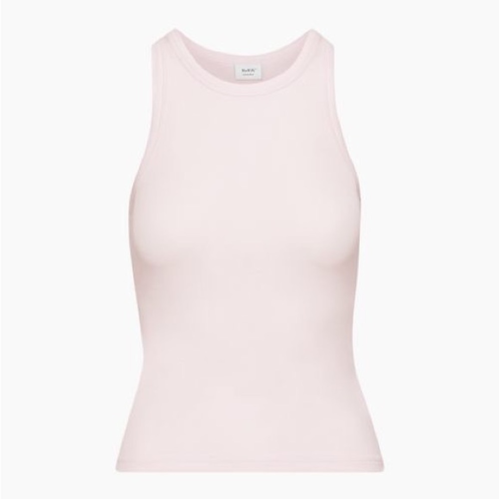 Wilfred pastel pink ribbed tank top